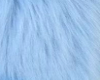 blue furry boots