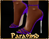 P9)"ANN" Purple heels