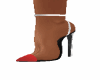 Boots red elegant