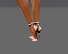 Nude and metal heels
