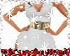 Robe blanche tatto or