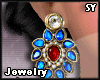 [SY]Red Blue Jewelry Set
