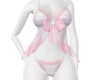 Princess Gown White Pink
