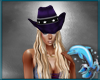 *DD Cowgirl Hat Purple