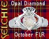 !!S Opal Claddagh LRF