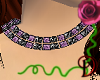 [D]Purple Black Necklace