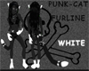 Punk-cat WHITE fur