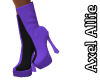 AA Black Purple Boots