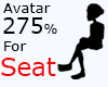 Avatar 275% Seat