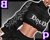 Bold Wave Crop / Black