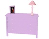 purple dresser