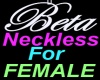 Beta Neckless for female