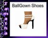 Wh & Beige Ballgown Heel