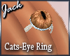 Cates-Eye Ring Tan