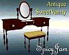 Antiq Vanity 7 stool Gld