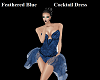 F/Blue Cocktail Dress