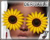 Jewel* Sunflower Glasses