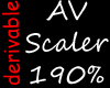 *Mus* AV Scaler 190% M/F