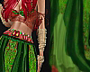Gypsy Skirt Red and Gree
