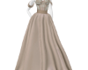 Beige Field Gown