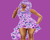  Purple Floral Dress 1