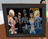 Space Party Pic framed