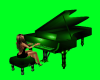 (S) GREEN PIANO