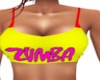 Zumba top yellow