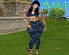 [A94] Blue camo outfit