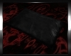 Blk Leather Pillow NP