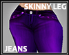 Purple Skinny Leg Jeans