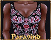 P9)Black/Rose Ball Gown