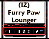 (IZ) Furry Paw Lounger