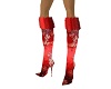 Red Feather Boots