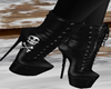 BLACK SKULL BOOT