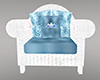 40% Blue Princess Chair