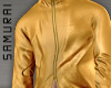 #S Crepe Jacket #Gold