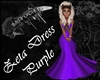 Zeta Dress Purple