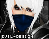 #Evil Blue Ninja Mask
