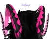 Pink&Black Incubus horns