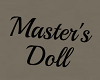 Masters Doll Head Sign