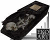 Ruin Wood Coffin + Bone