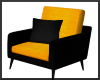 Yellow / Black Mod Chair