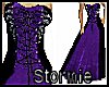 medieval purple gown