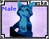 Blue Toxic Kitten M