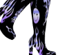 purple flame boots
