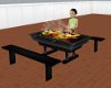 BBQ grill seat