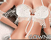 Crochet Kini White M
