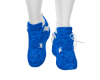 blue shoes