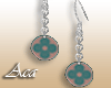 Gisa Teal Earrings